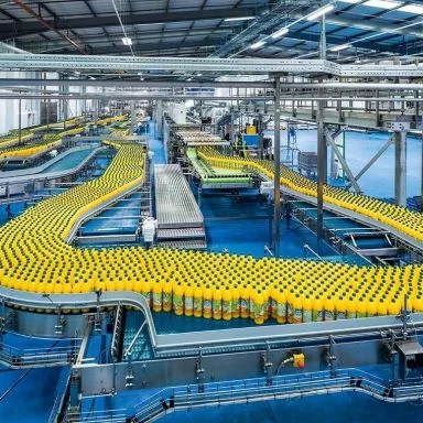 Beverage production line used to represent food and beverage process-water applications