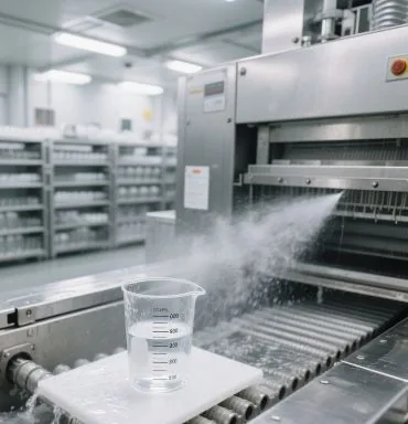 Laboratory washer used to represent glassware-rinse water demand