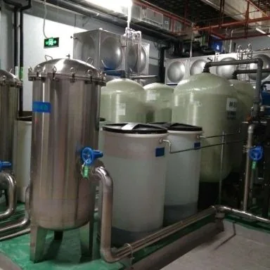 Softening and pretreatment vessels used to represent hard-water treatment