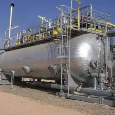 Pressure vessel used to represent high-salinity water treatment