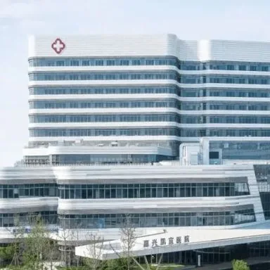 Hospital building used to represent healthcare-facility water applications