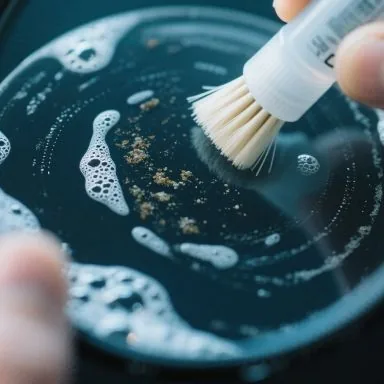 Precision lens cleaning used to represent residue-sensitive optical applications