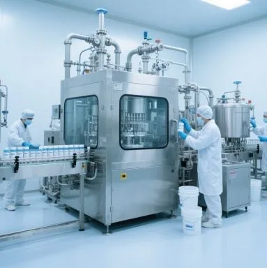 Stainless process equipment used to represent pharmaceutical production-water applications