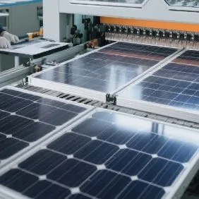 Photovoltaic module production line used to represent high-purity process-water demand