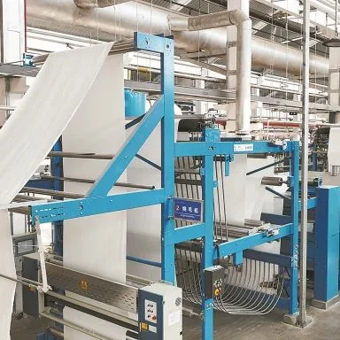 Textile processing line used to represent textile and dyeing water applications